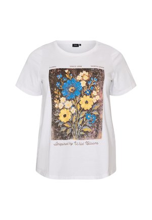 Zizzi, T-shirts print - weiß