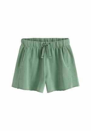 RAW EDGE REGULAR FIT - Šortky - dark green