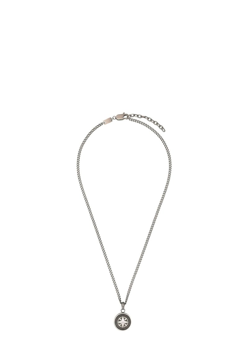 S.Oliver Herrenkette Mit Kreuz-Anhänger - Edelstahl Halskette 55+5cm In Geschenkbox