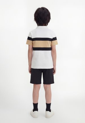 KID TEEN BERMUDA - Poloshirts - black