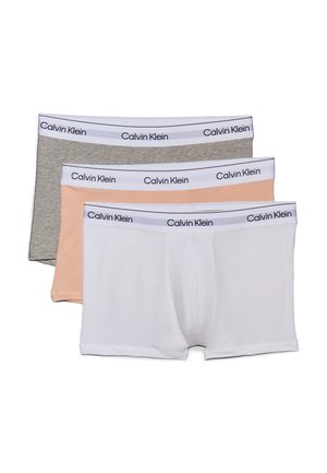 TRUNK 3 PACK - Calzoncillos - white/grey heather/melon