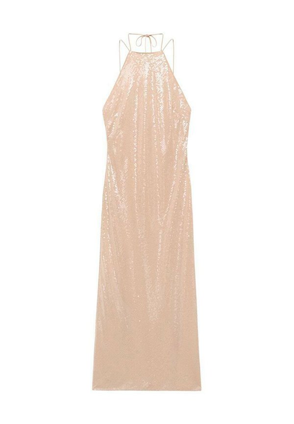 SEQUINED HALTER NECK  - Cocktail dress / Party dress - nude2