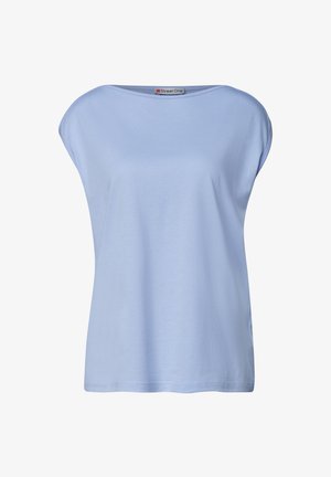 Street One, BASIC SHIRT MIT U-BOOT-AUSSCHNITT - Camiseta básica - cashmere blue