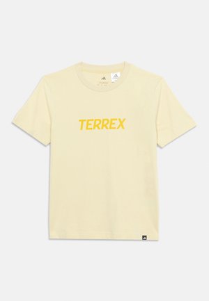 adidas Terrex, LOGO TEE UNISEX - Αθλητικό μπλουζάκι - dual yellow