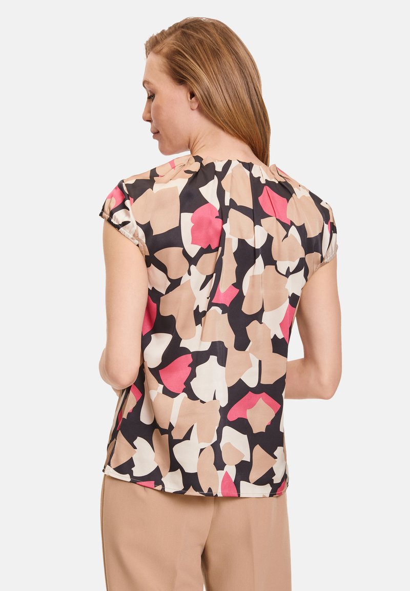 Damen Kleider | Betty & Co Bluse camel cream/braun - LD28021 Damen Kleider | Betty & Co Bluse camel cream/braun - LD28021