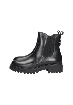 Stivaletti con plateau - nero