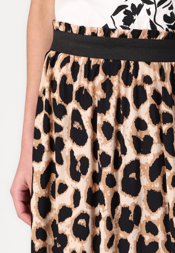 ONLVENEDIG AOP LIFE - A-line skirt - cloud dancer2