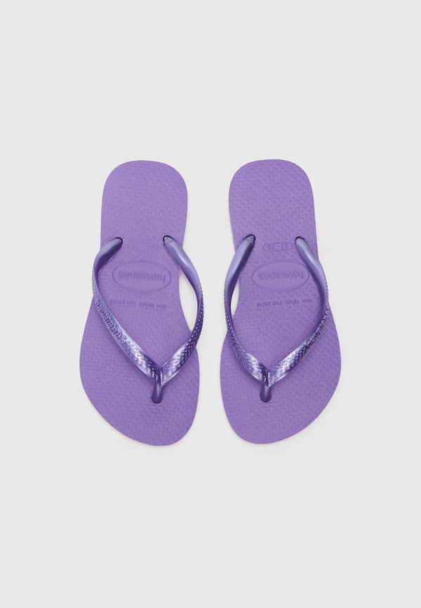 UNISEX - T-bar sandals - dark purple4