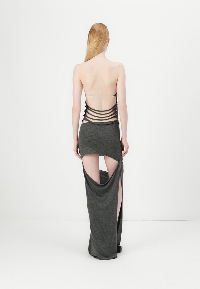 Jaded London SLASHED MAXI DRESS - Maxi dress - charocal/grey - Zalando.co.uk
