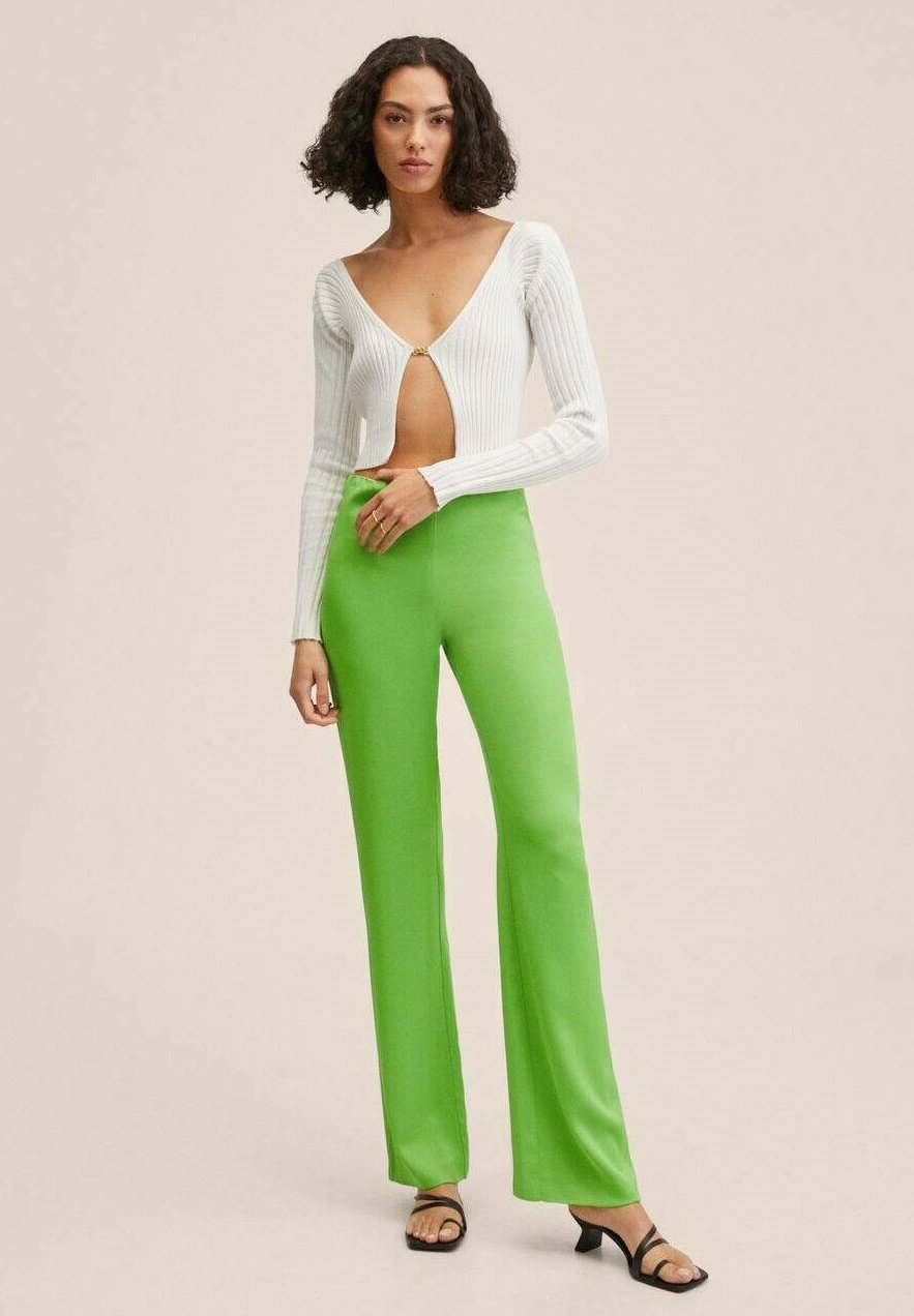Mango PENNY - Tracksuit bottoms - green 