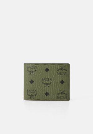 MCM AREN VISETOS SMALL WALLET UNISEX - Wallet - khaki moss