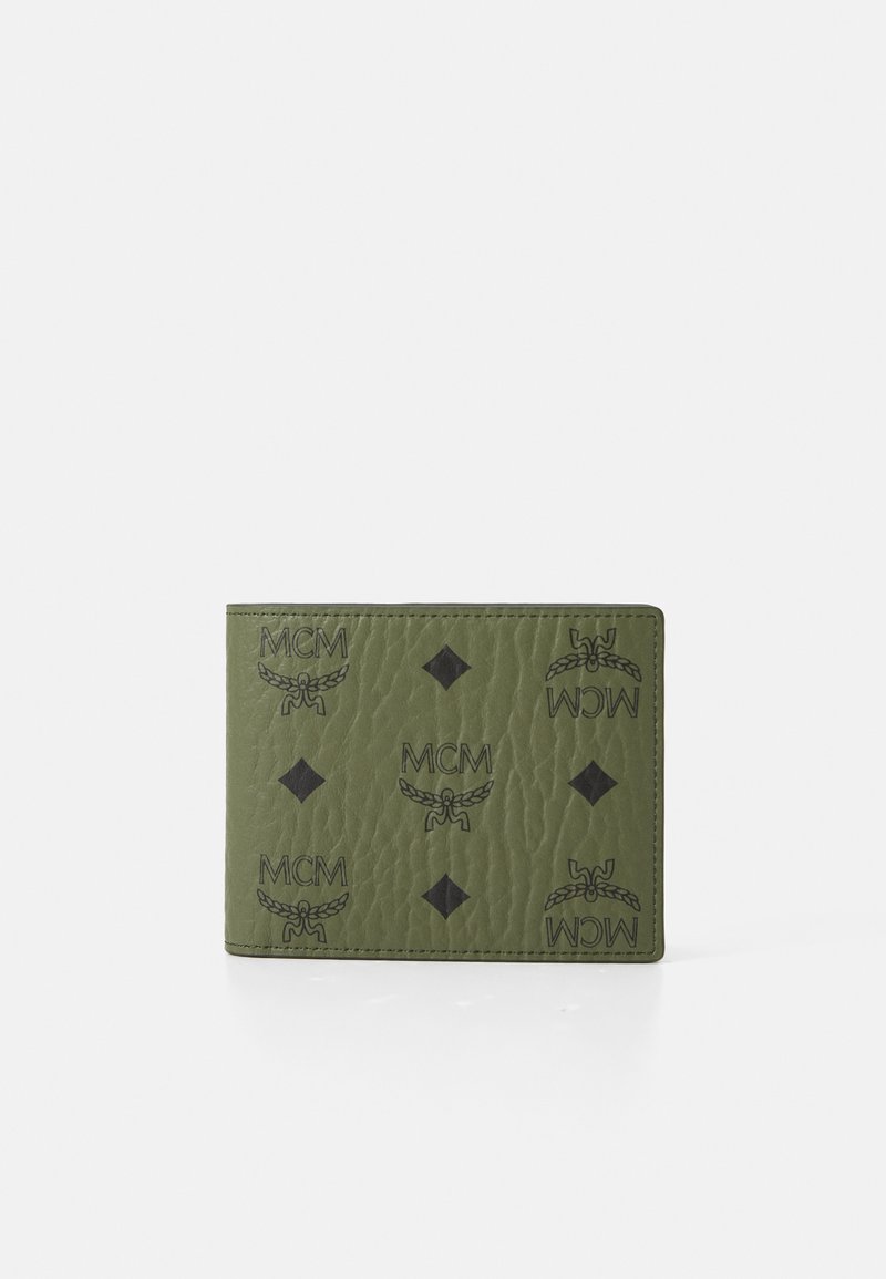 MCM AREN VISETOS SMALL WALLET UNISEX - Πορτοφόλι - khaki moss