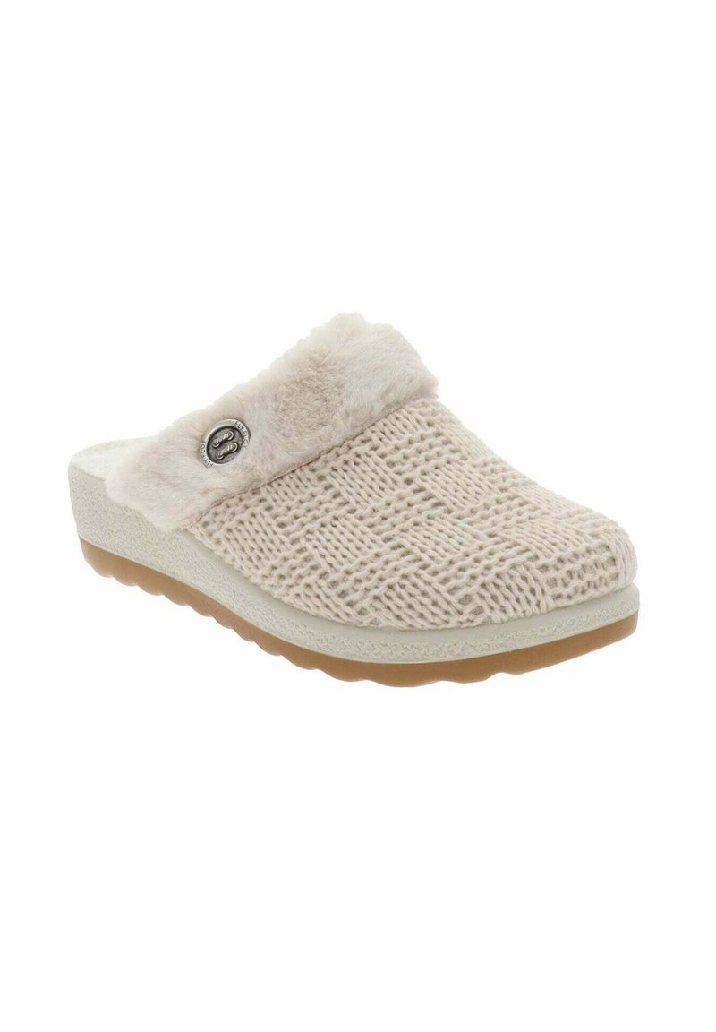 Manitu Home Pantofole, Donna, Beige, 35 EU