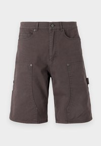 PERYS - Denim shorts - tar