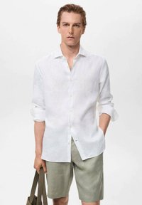 Mango - Overhemd - white Miniatuurafbeelding 1