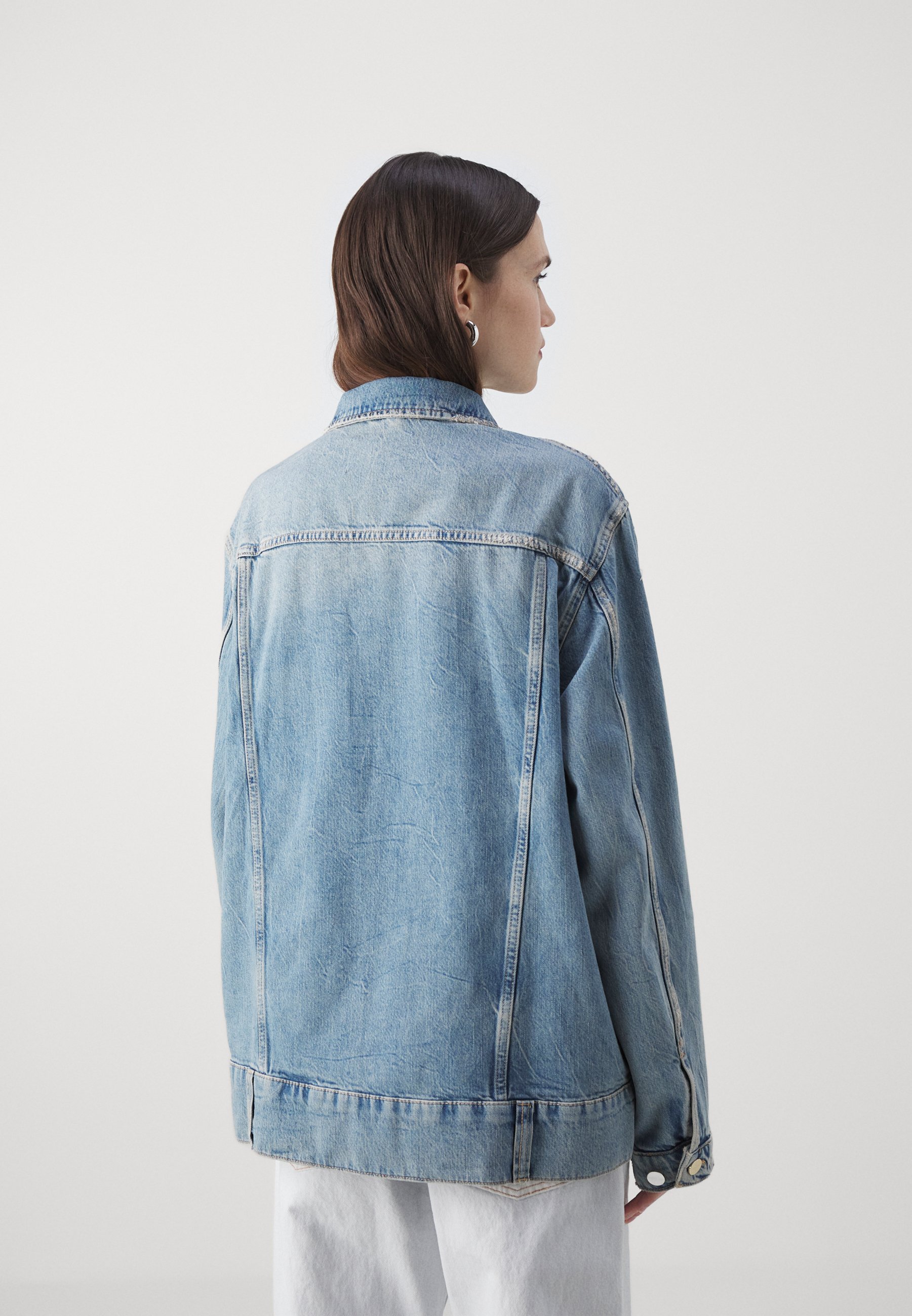 AllSaints WILLOW - Denim jacket - vintage indigo/blue - Zalando