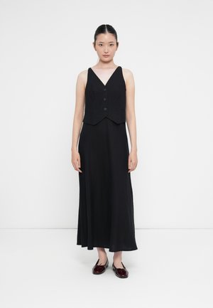 VEST DRESS - Maxi ruha - true black