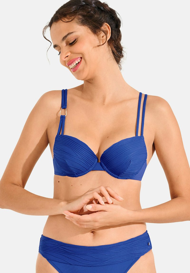 Lisca DE PRÉFORMÉ SORRENTO - Bikinitop - bleu