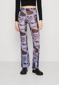 Noisy May Leggings - Byxor - purple