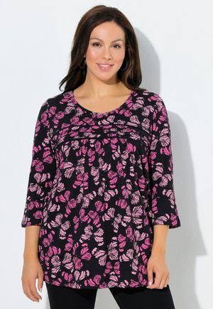 PRINT BELL SLEEVE TEE - Camiseta de manga larga - summer berry