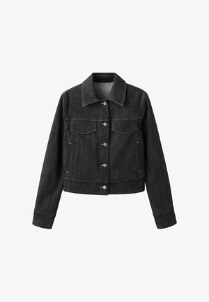 Mango, ADULT - Denim jacket - black