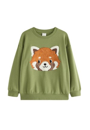 Lindex LINDEX SWEATSHIRT WITH BRUSHED INSIDE LINDEX - Sweatshirt - dark lime
