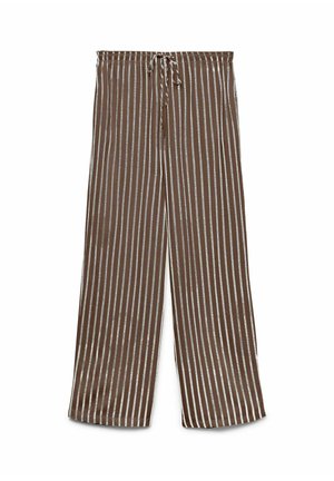 Vero Moda, VMROSIE MW WIDE PANT NOOS - Pantalon classique - cocoa brown