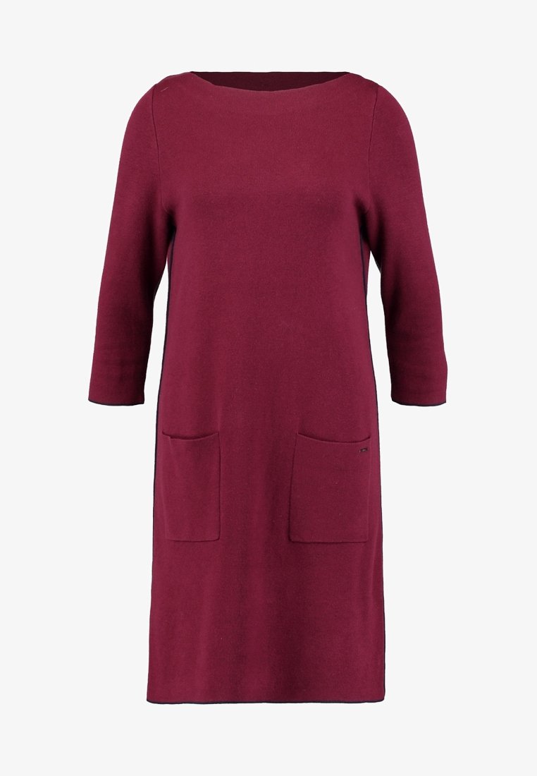 S Oliver Strickkleid Strickkleid Rot Strickkleid Dark Red