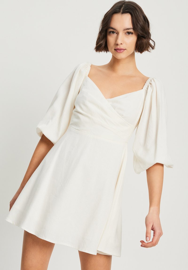 SÁVEL LEWIS MINI - Dnevna haljina - white