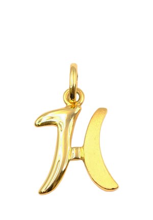 BUCHSTABE H - Ciondolo - gelbgold-coloured