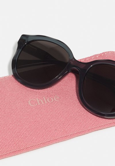 CHLOÉ SUNGLASS KID UNISEX - Lunettes de soleil - black/grey