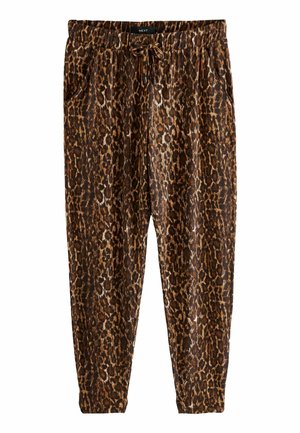 REGULAR FIT - Pantaloni - animal print