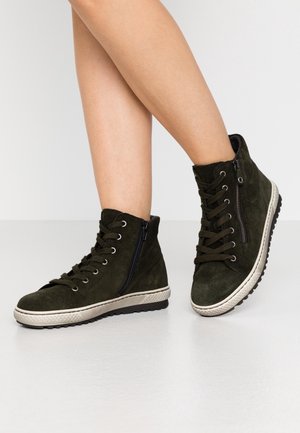 Baskets montantes - dark green