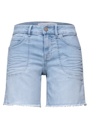 Street One Studio, STRAIGHT LEG JEANSSHORTS IM CASUAL FIT - Jeans Shorts - light authentic blue wash