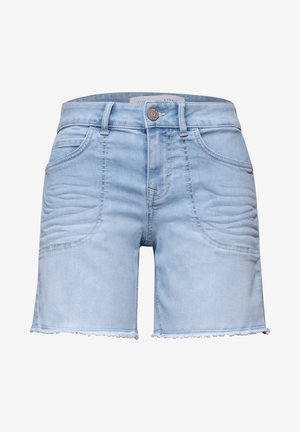 Street One Studio, STRAIGHT LEG JEANSSHORTS IM CASUAL FIT - Jeans Shorts - light authentic blue wash
