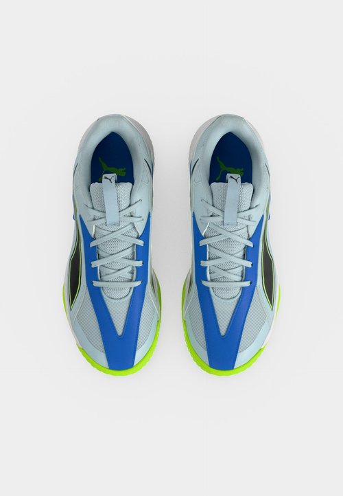 PUMA ACCELERATE JR 5 UNISEX - Handball shoes - aqua glow/white/green glare — photo 5