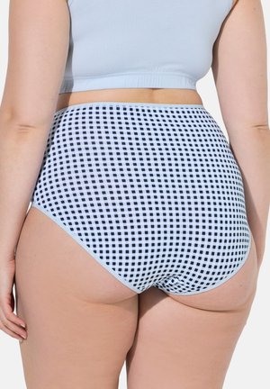 Ulla Popken, MAXI BRIEFS, 5-PACK, PATTERNED/PLAIN - Slip - pale blue