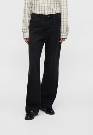 Replay, MELJA - Jeans Relaxed Fit - black delavé
