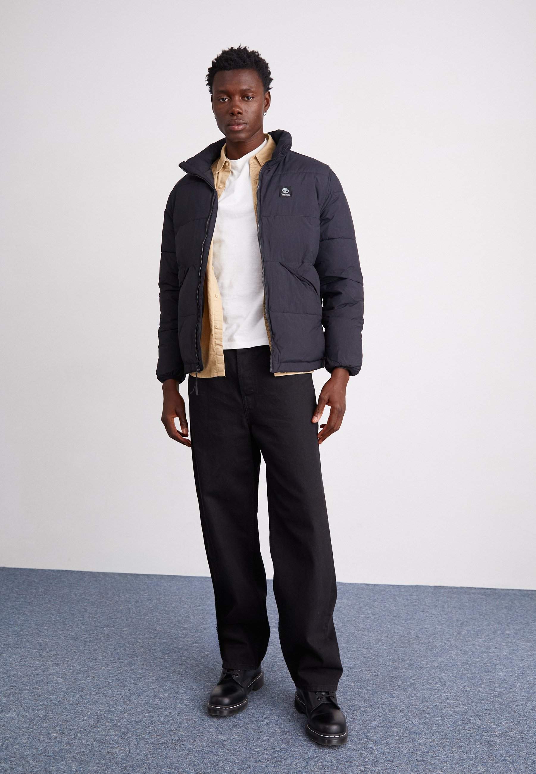 【00s】Timberlandウォームアップジャケット刺繍　ナイロン　ブラックM 楽天市場】Timberland ティンバーランド 中綿ジャケット メンズ USA