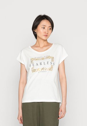 CRDORA - Camiseta estampada - snow white