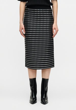 THE CARINA SKIRT - Bleistiftrock - black
