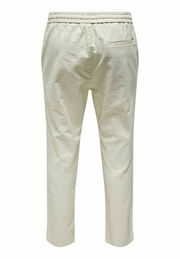 ONSLINUS CROP - Tracksuit bottoms - silver lining2