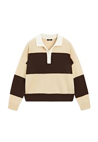 STRIPED SWEATER - Langarmshirt - yellow
