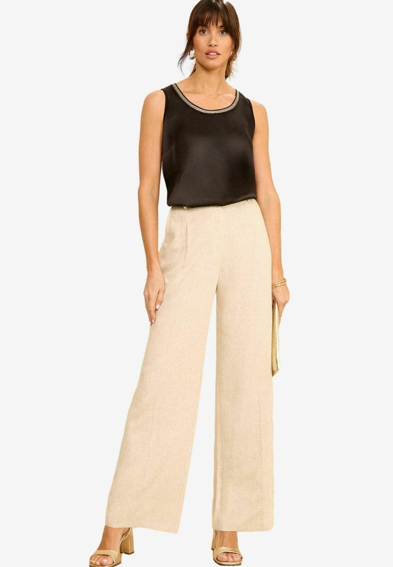 Love & Roses SCOOP NECK REGULAR FIT - Pluus - black