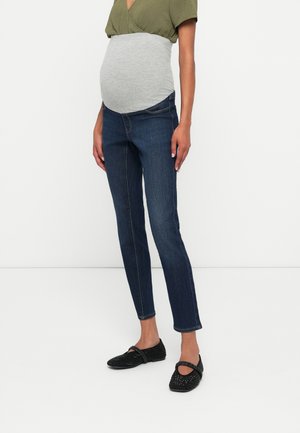 OLMRAIN - Uske traperice - dark blue denim