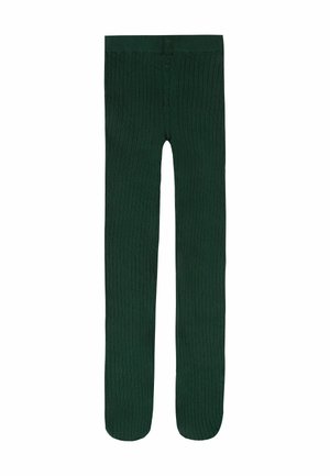 Calzedonia NARROW RIB - Strømpebukser - grun pine green ribbed