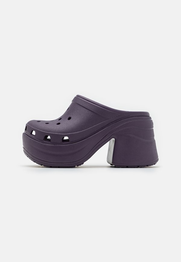 SIREN UNISEX - Heeled mules - dark purple