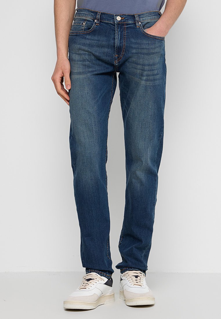PS Paul Smith Jeans Tapered Fit donkerblauw