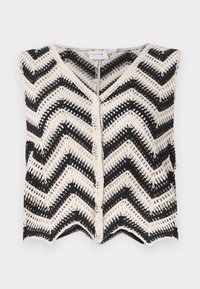 VISERILDA V NECK - Veste sans manches - birch/black