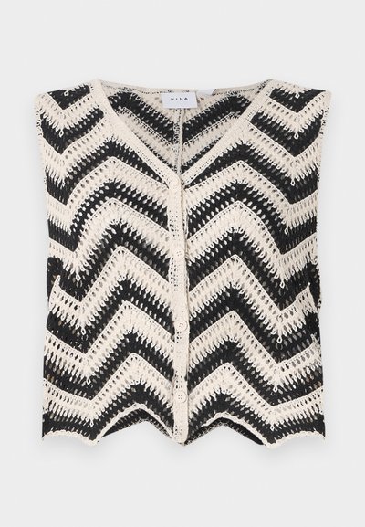 VISERILDA V NECK - Veste sans manches - birch/black